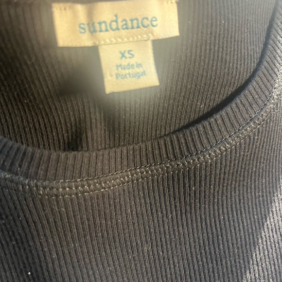 2 longline, ribbed quarter sleeve Sundance tops XS - Picture 5 of 7